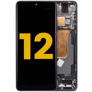 OLED Assembly With Frame For Xiaomi 12 / 12X / 12S (Refurbished) (Gray)