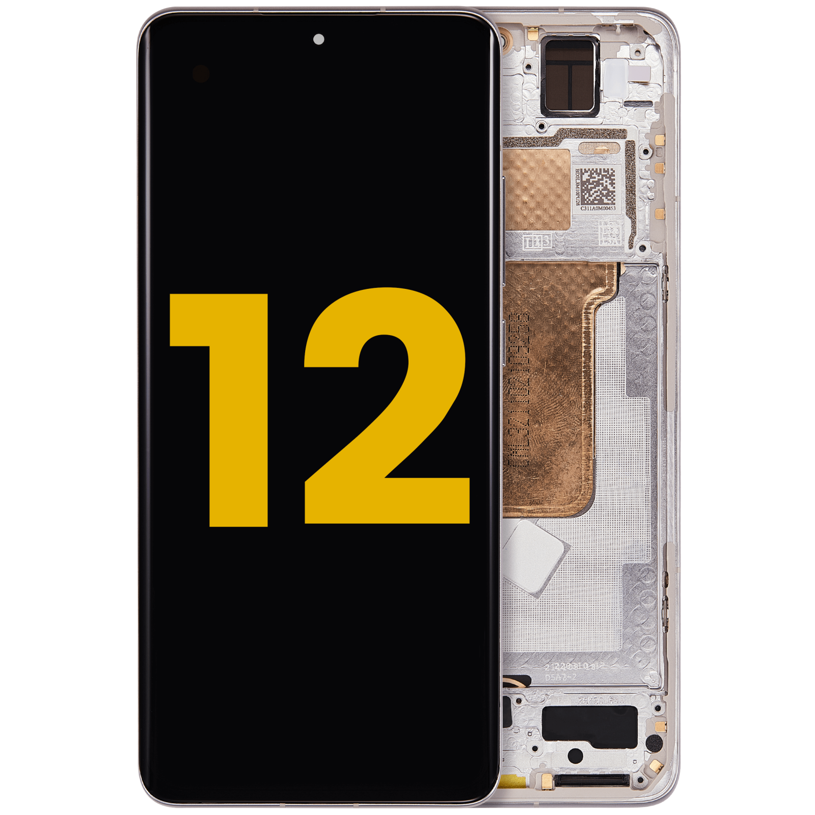 OLED Assembly With Frame For Xiaomi 12 / 12X / 12S (Refurbished) (Purple)