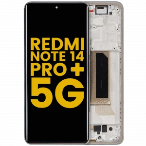OLED Assembly With Frame For Xiaomi Redmi Note 14 Pro Plus 5G (Refurbished) (Frost Blue)