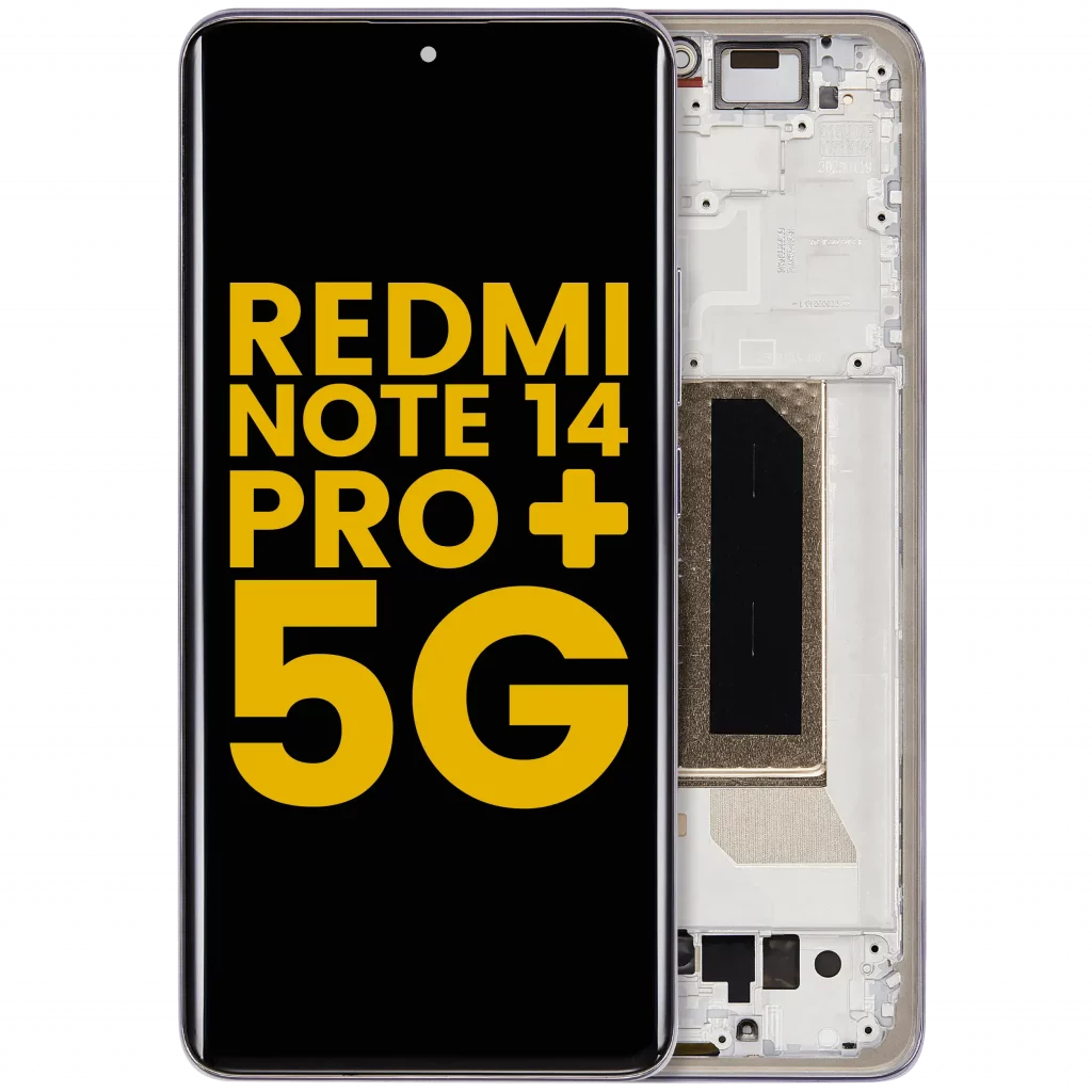 OLED Assembly With Frame For Xiaomi Redmi Note 14 Pro Plus 5G (Refurbished) (Lavender Purple)