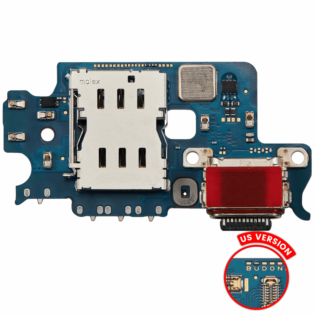 Charging Port Board With Sim Card Reader For Samsung Galaxy S23 5G (S911U) (US Version) (Premium)