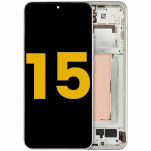 OLED Assembly With Frame For Xiaomi 15 (Refurbished) (Green)