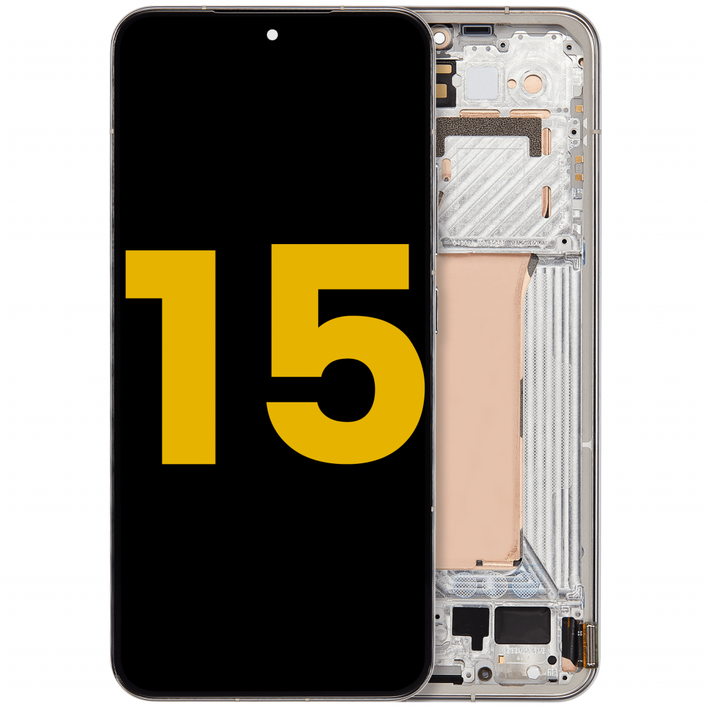 OLED Assembly With Frame For Xiaomi 15 (Refurbished) (Liquid Silver)