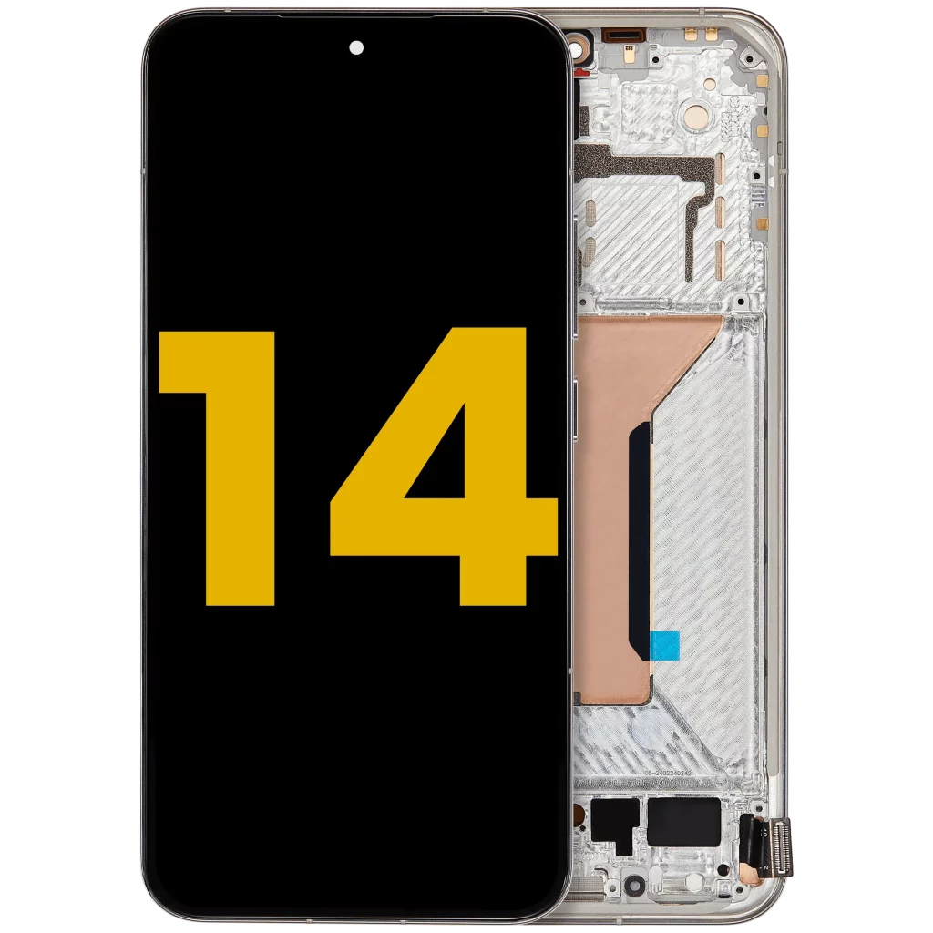 OLED Assembly With Frame For Xiaomi 14 (Refurbished) (White)