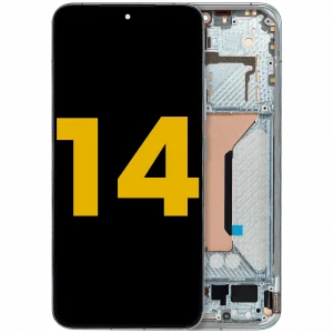 OLED Assembly With Frame For Xiaomi 14 (Refurbished) (Jade Green)
