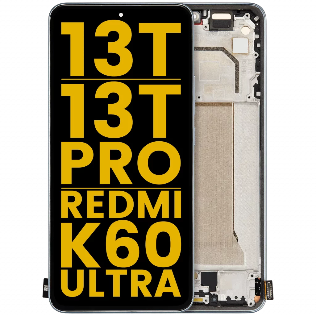 OLED Assembly With Frame For Xiaomi 13T / 13T Pro / Redmi K60 Ultra (Refurbished) (Meadow Green)