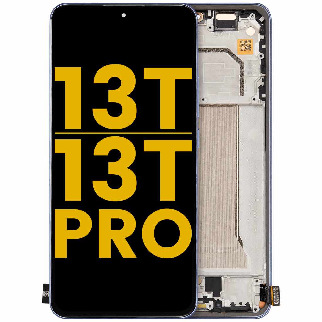 OLED Assembly With Frame For Xiaomi 13T / 13T Pro (Refurbished) (Alpine Blue)