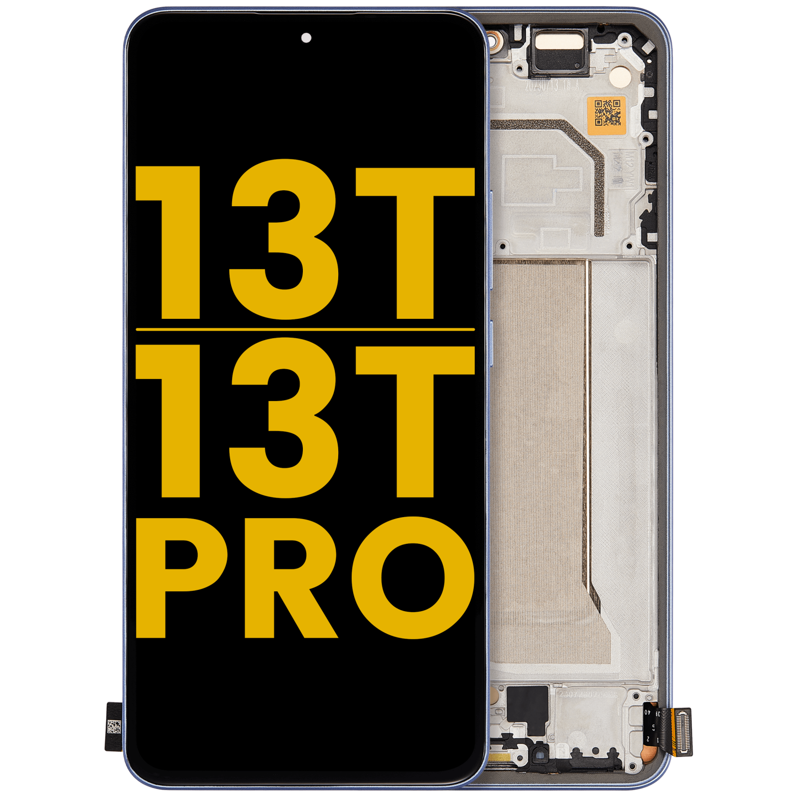 OLED Assembly With Frame For Xiaomi 13T / 13T Pro (Refurbished) (Alpine Blue)