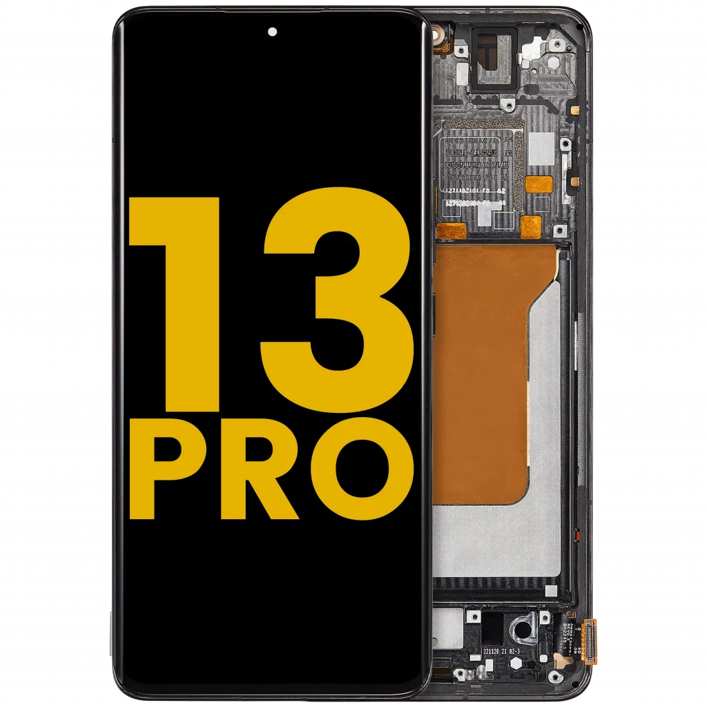 OLED Assembly With Frame For Xiaomi 13 Pro (Refurbished) (Black)