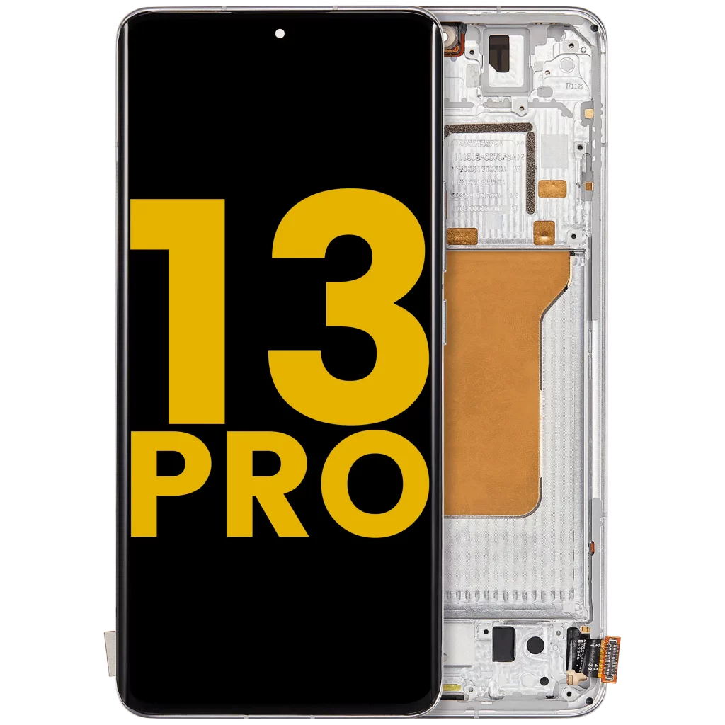 OLED Assembly With Frame For Xiaomi 13 Pro (Refurbished) (White)
