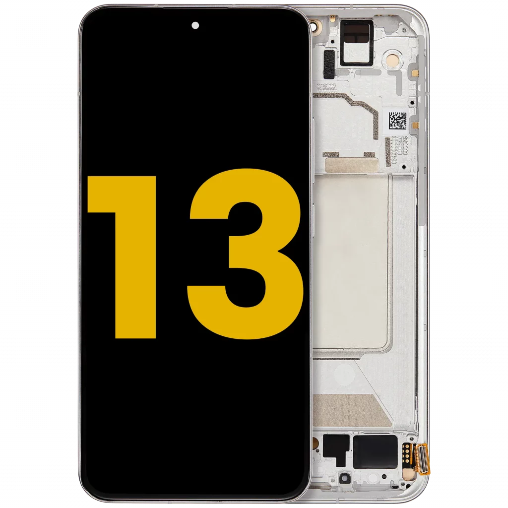OLED Assembly With Frame For Xiaomi 13 (Refurbished) (White)