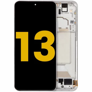 OLED Assembly With Frame For Xiaomi 13 (Refurbished) (White)