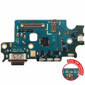 Charging Port Board With Sim Card Reader For Samsung Galaxy S22 Plus 5G (S9060) (Dual Sim Version) (Premium)