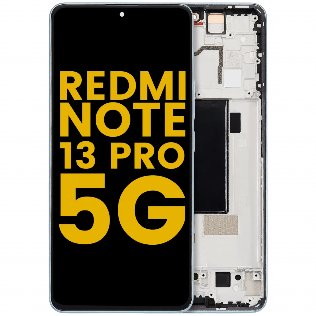 OLED Assembly With Frame For Xiaomi Redmi Note 13 Pro 5G (Refurbished) (Olive Green)