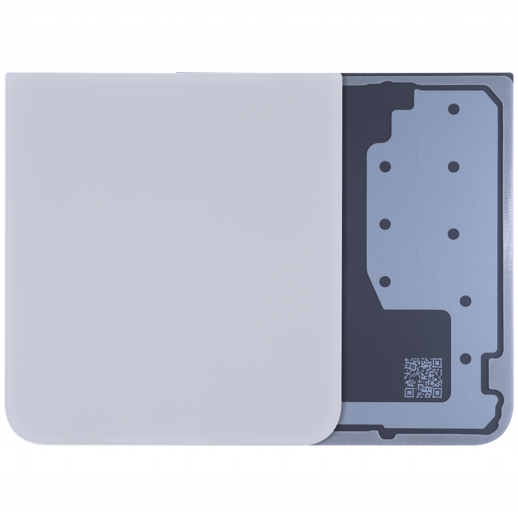 Back Cover Glass For Samsung Galaxy Z Flip 6 5G (Service Pack) (White)