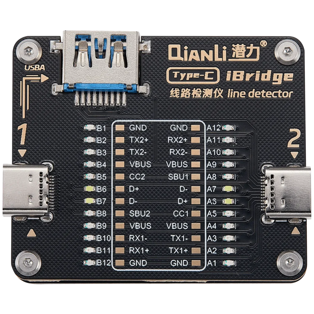 iBridge Type-C iPhone Cable Circuit Tester (Supports C to C & C to A)(Qianli)
