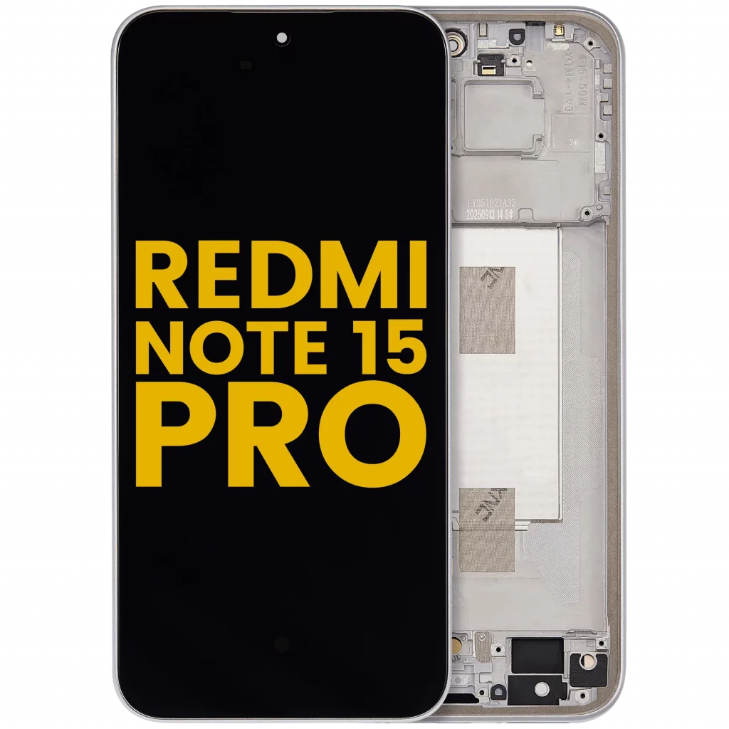 OLED Assembly With Frame For Xiaomi Redmi Note 15 Pro 5G (Refurbished) (Titanium Color)