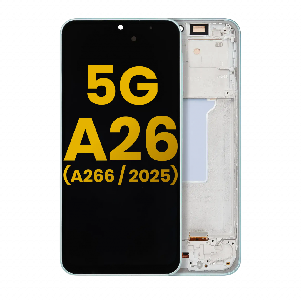 OLED Assembly With Frame For Samsung Galaxy A26 5G (A266 / 2025) (Refurbished) (Mint)