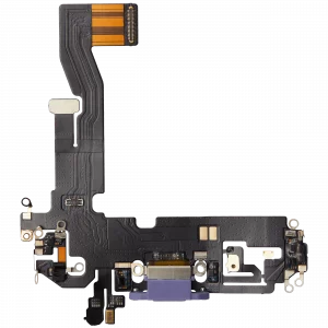 Charging Port Flex Cable For iPhone 12 (Aftermarket Plus) (Purple)