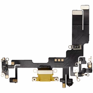 Charging Port Flex Cable For iPhone 14 (Aftermarket Plus) (Yellow)