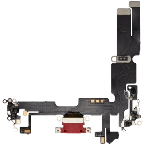 Charging Port Flex Cable For iPhone 14 Plus (Aftermarket Plus) (Red)