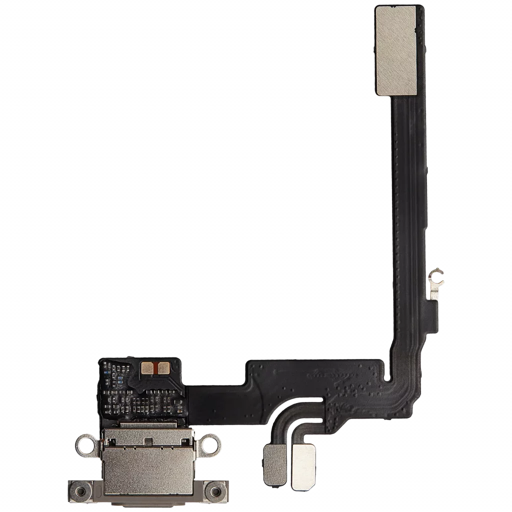 Charging Port Flex Cable For iPhone 16 Pro (Aftermarket Plus) (Natural Titanium)