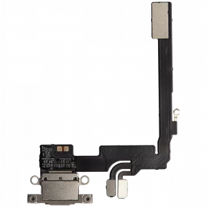 Charging Port Flex Cable For iPhone 16 Pro (Aftermarket Plus) (Natural Titanium)
