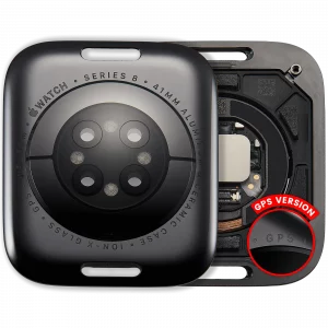 Back Cover Assembly For Watch Series 8 (41mm) (GPS Version) (Aluminum / Space Black)