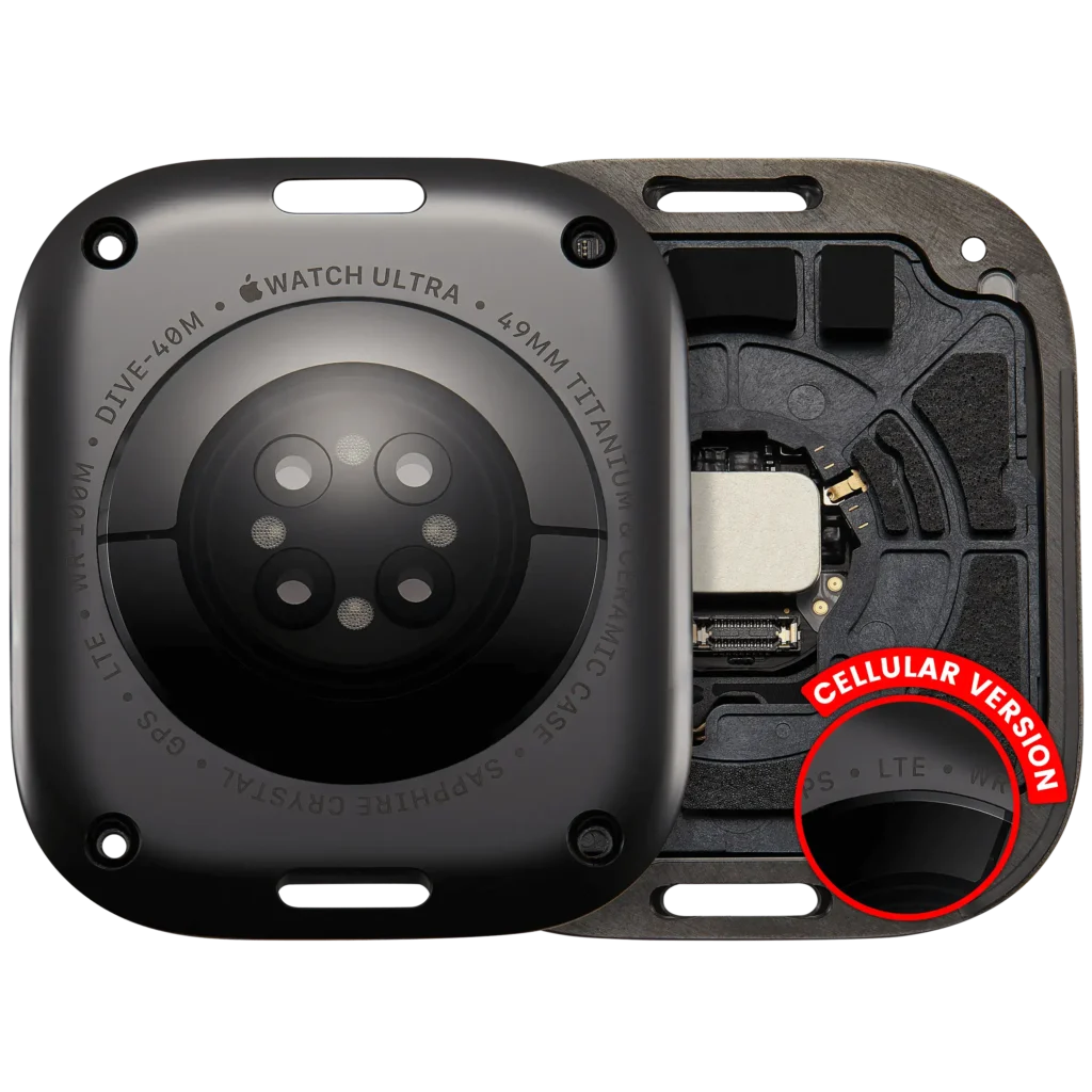 Back Cover Assembly For Watch Series Ultra (2nd Gen)(49mm) (LET Version) (Space Black)