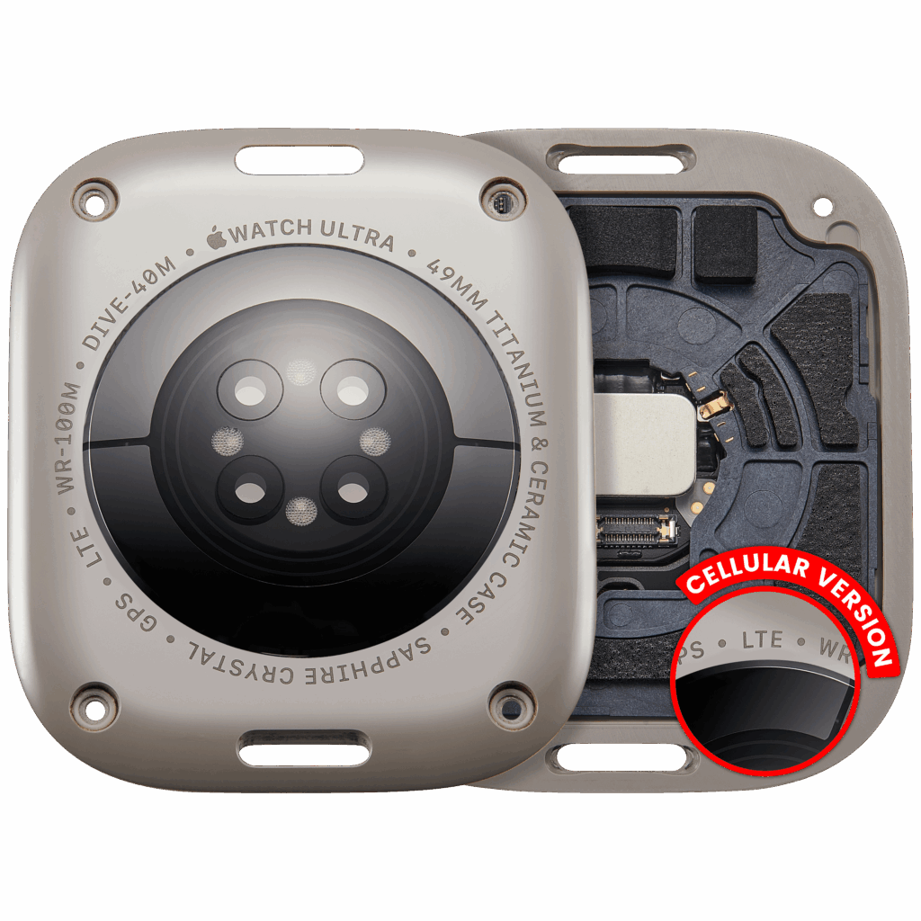 Back Cover Assembly For Watch Series Ultra (1st Gen) (49mm) (LET Version) (Natural)