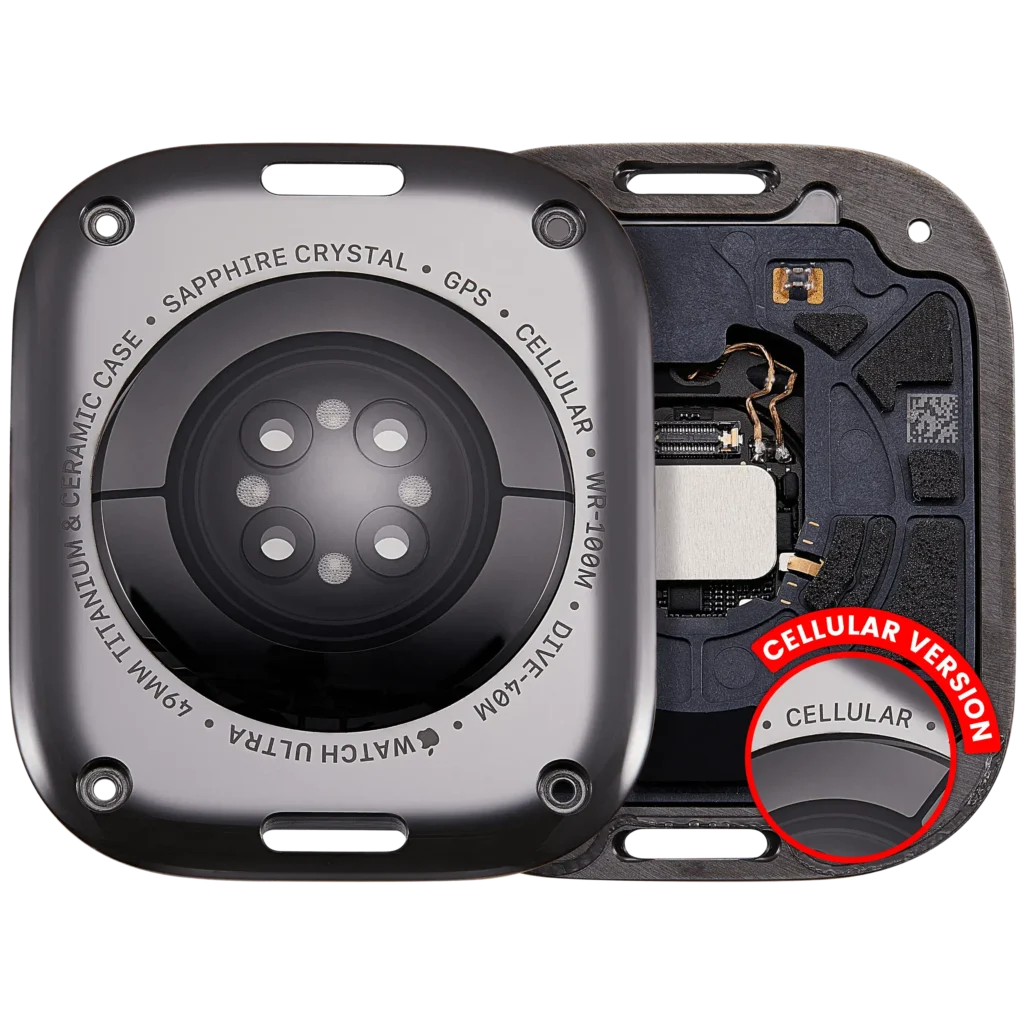 Back Cover Assembly For Watch Series Ultra (3rd Gen) (49MM) (LET Version) (Space Black)