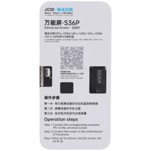 S36P Universal Screen For iPhone 13 Pro / 13 Pro Max / 14 Pro / 14 Pro Max / 15 Pro / 15 Pro Max / 16 Pro / 16 Pro Max Motherboard Detection (JCID)