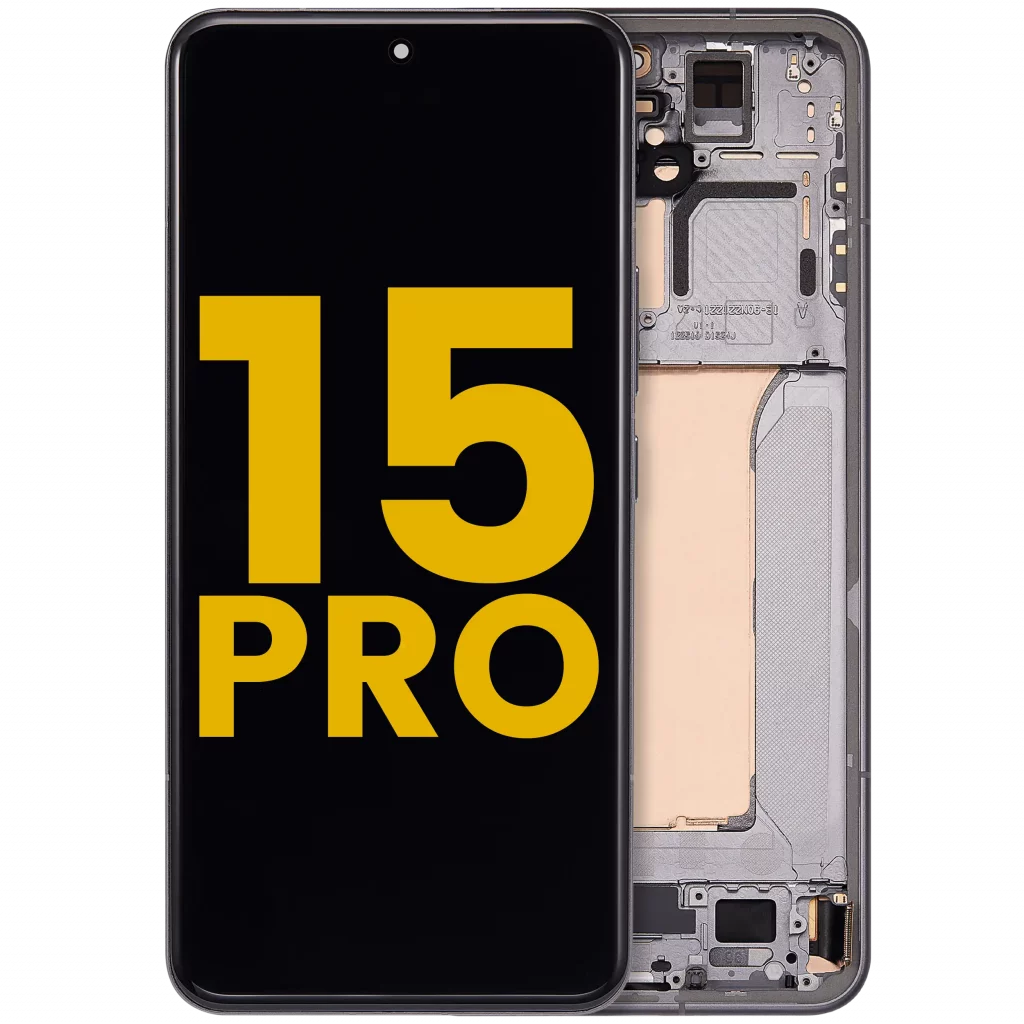 OLED Assembly With Frame For Xiaomi 15 Pro (Refurbished) (Black)
