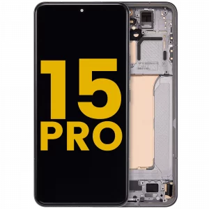 OLED Assembly With Frame For Xiaomi 15 Pro (Refurbished) (Black)