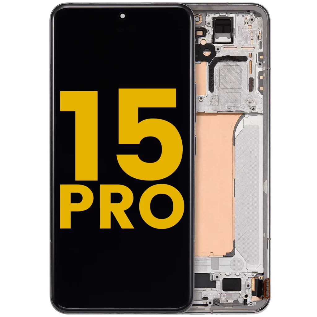OLED Assembly With Frame For Xiaomi 15 Pro (Refurbished) (Silver)