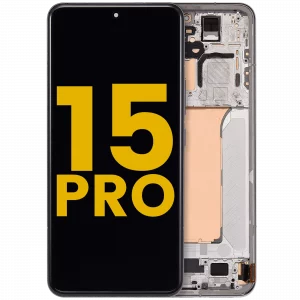 OLED Assembly With Frame For Xiaomi 15 Pro (Refurbished) (Silver)