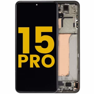 OLED Assembly With Frame For Xiaomi 15 Pro (Refurbished) (Green)