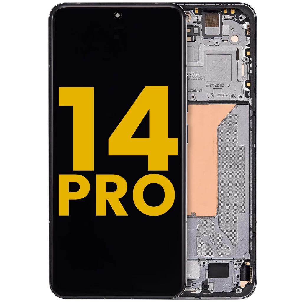OLED Assembly With Frame For Xiaomi 14 Pro (Refurbished) (Black)