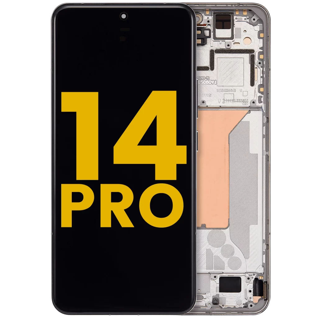 OLED Assembly With Frame For Xiaomi 14 Pro (Refurbished) (Silver)