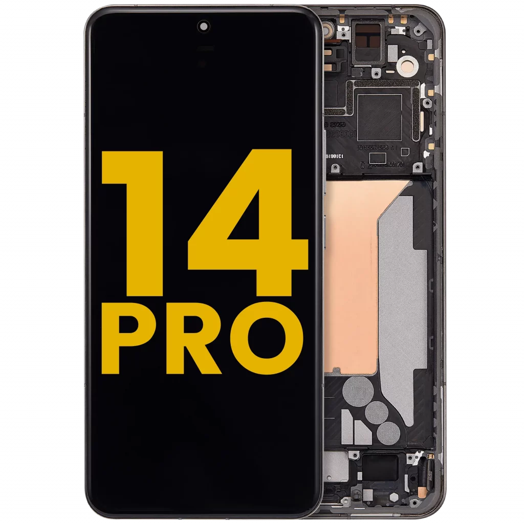 OLED Assembly With Frame For Xiaomi 14 Pro (Refurbished) (Titanium)