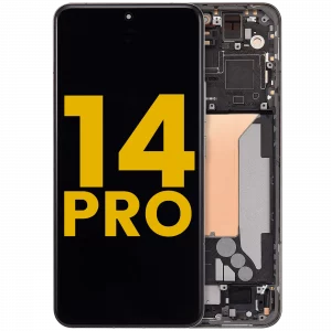OLED Assembly With Frame For Xiaomi 14 Pro (Refurbished) (Titanium)