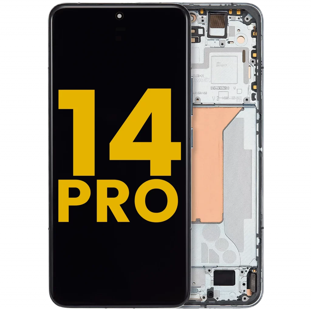 OLED Assembly With Frame For Xiaomi 14 Pro (Refurbished) (Green)