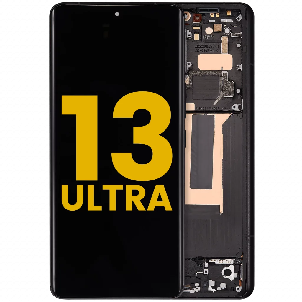 OLED Assembly With Frame For Xiaomi 13 Ultra (Refurbished) (Black)