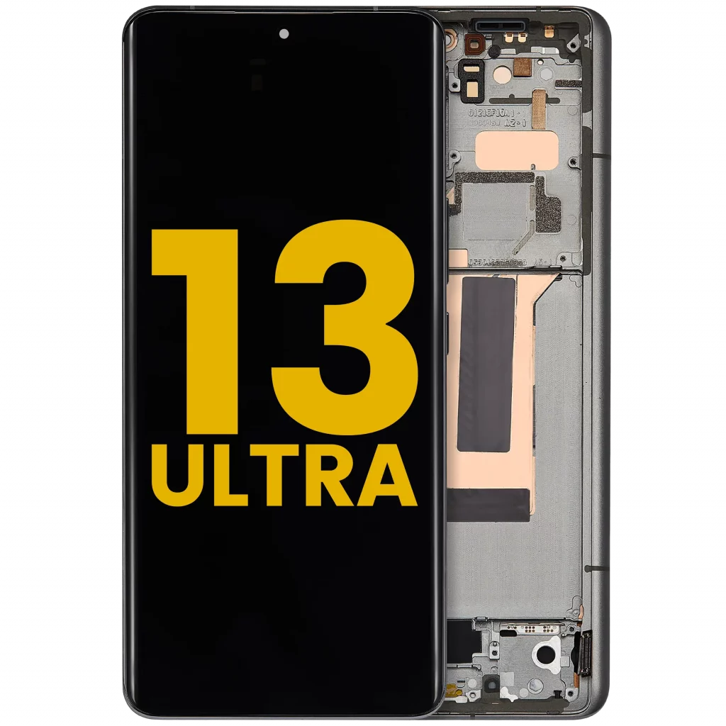OLED Assembly With Frame For Xiaomi 13 Ultra (Refurbished) (Olive Green)
