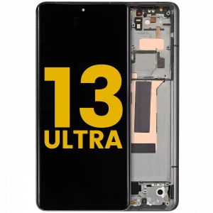 OLED Assembly With Frame For Xiaomi 13 Ultra (Refurbished) (Olive Green)