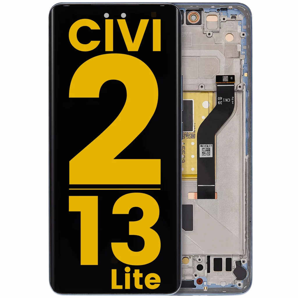 OLED Assembly With Frame For Xiaomi 13 Lite / Civi 2 (Refurbished) (Lite blue)