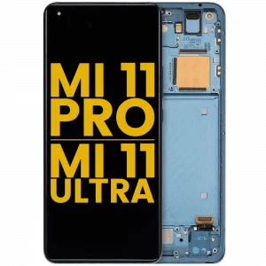 OLED Assembly With Frame For Xiaomi Mi 11 Pro / Mi 11 Ultra (Refurbished) (Green)