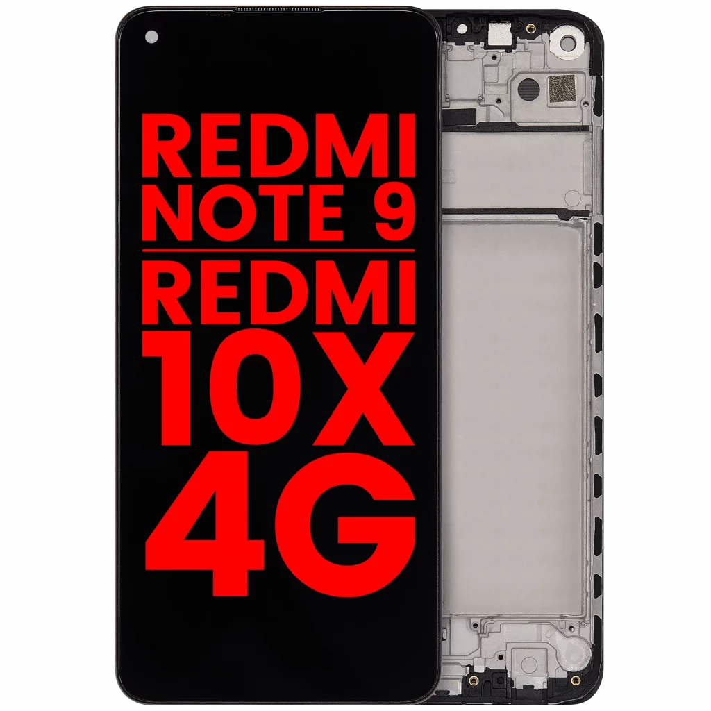 LCD Assembly With Frame For Xiaomi Redmi Note 9 / Redmi 10x 4G (Aftermarket Plus) (All Colors)