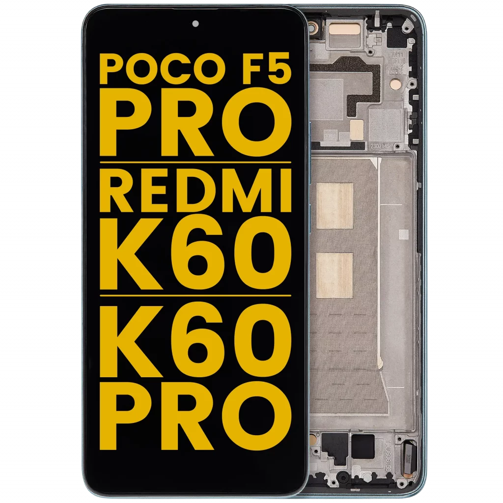 OLED Assembly With Frame For Xiaomi Poco F5 Pro / Redmi K60 / K60 Pro (Refurbished) (Mint)