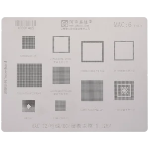 Power Logic Stencil For MacBook Pro 13" / 15" A1989 / A1990 / A2159 (2018-2019) (MAC 6)